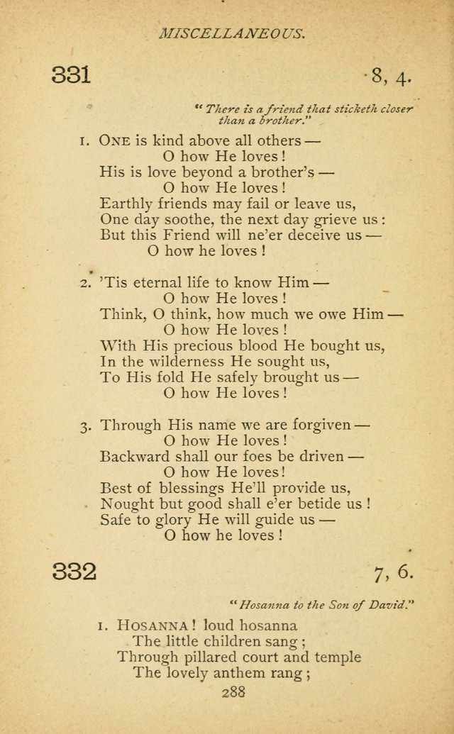 Hymnal of the Presbyterian Church in Canada page 288