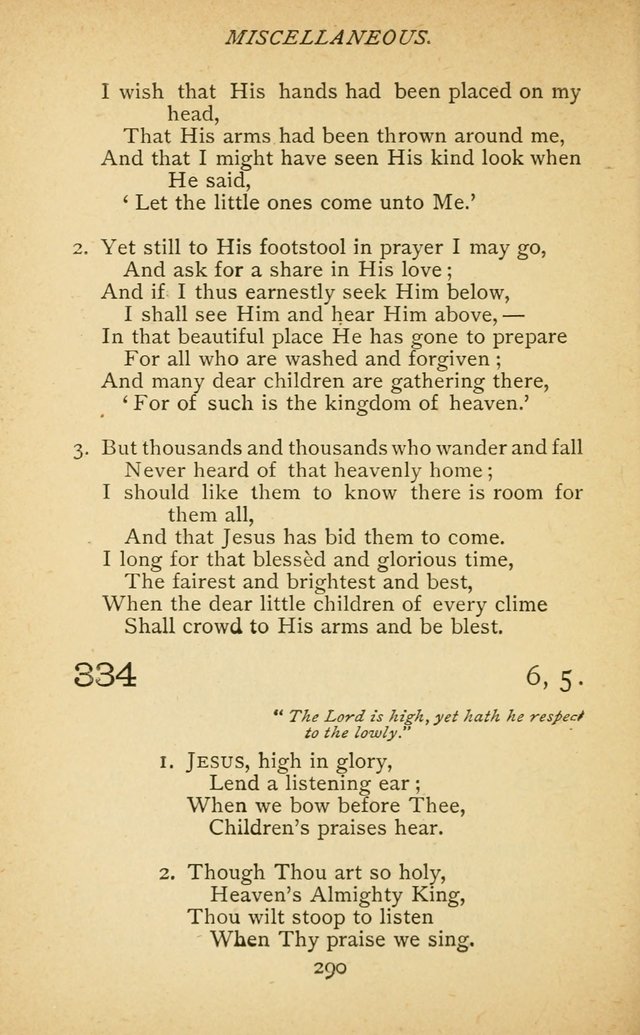 Hymnal of the Presbyterian Church in Canada page 290