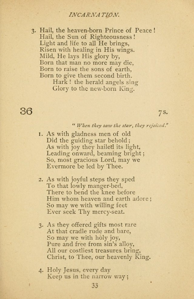 Hymnal of the Presbyterian Church in Canada page 33