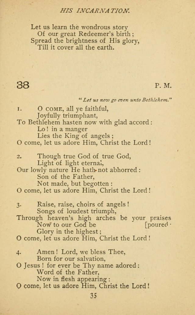 Hymnal of the Presbyterian Church in Canada page 35