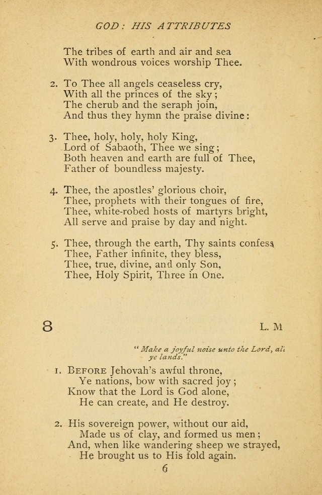 Hymnal of the Presbyterian Church in Canada page 6
