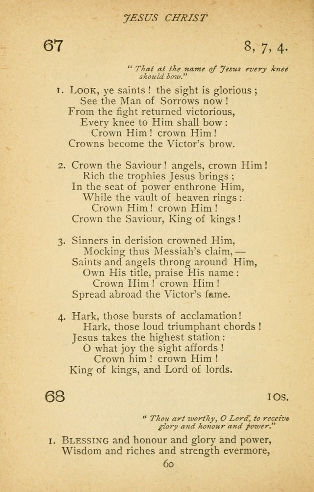 Hymnal of the Presbyterian Church in Canada page 60