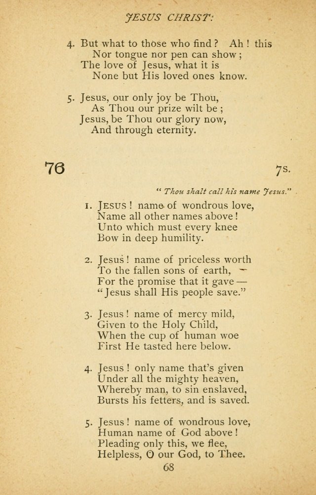 Hymnal of the Presbyterian Church in Canada page 68