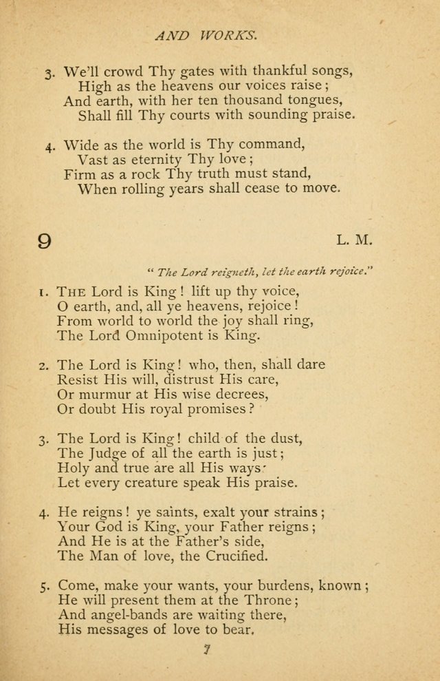 Hymnal of the Presbyterian Church in Canada page 7