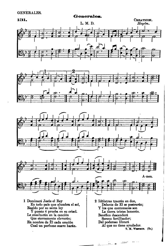 Himnario provisional con los cánticos: Según el uso de la Iglesia Episcopal Americana, para Congregaciones Españoles page 102