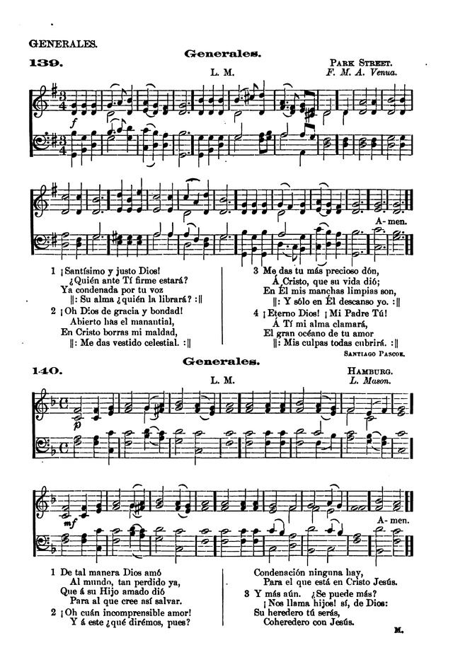 Himnario provisional con los cánticos: Según el uso de la Iglesia Episcopal Americana, para Congregaciones Españoles page 107