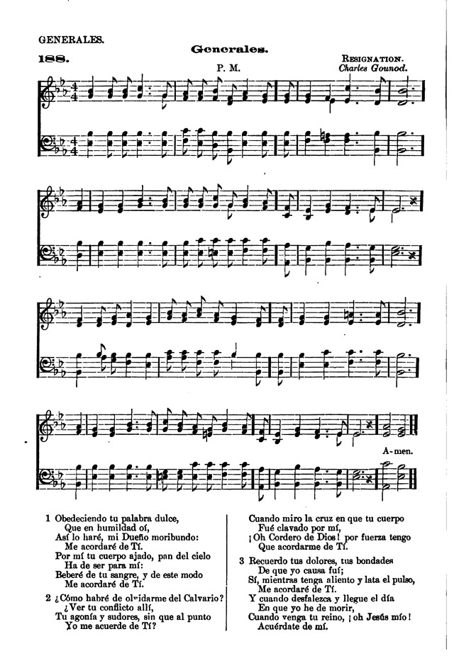Himnario provisional con los cánticos: Según el uso de la Iglesia Episcopal Americana, para Congregaciones Españoles page 140