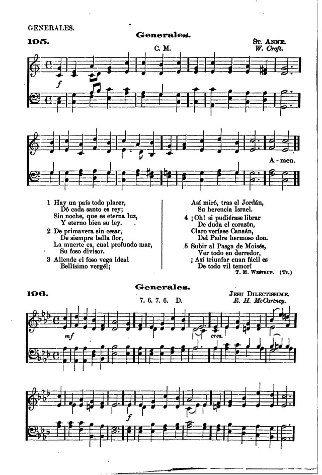 Himnario provisional con los cánticos: Según el uso de la Iglesia Episcopal Americana, para Congregaciones Españoles page 146