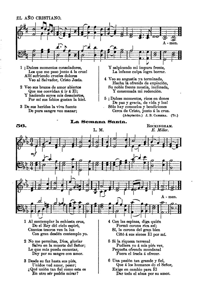 Himnario provisional con los cánticos: Según el uso de la Iglesia Episcopal Americana, para Congregaciones Españoles page 49
