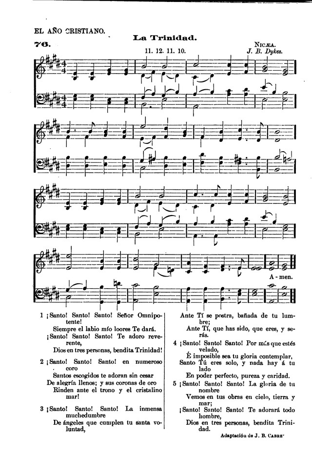 Himnario provisional con los cánticos: Según el uso de la Iglesia Episcopal Americana, para Congregaciones Españoles page 65