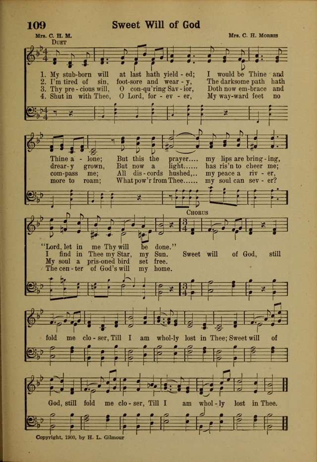 Hymns of Praise: for the Church and Sunday School page 109