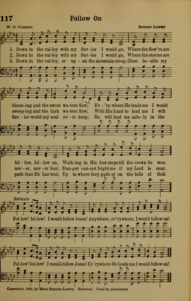 Hymns of Praise: for the Church and Sunday School page 117