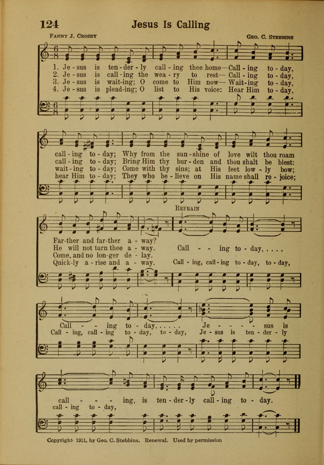 Hymns of Praise: for the Church and Sunday School page 124