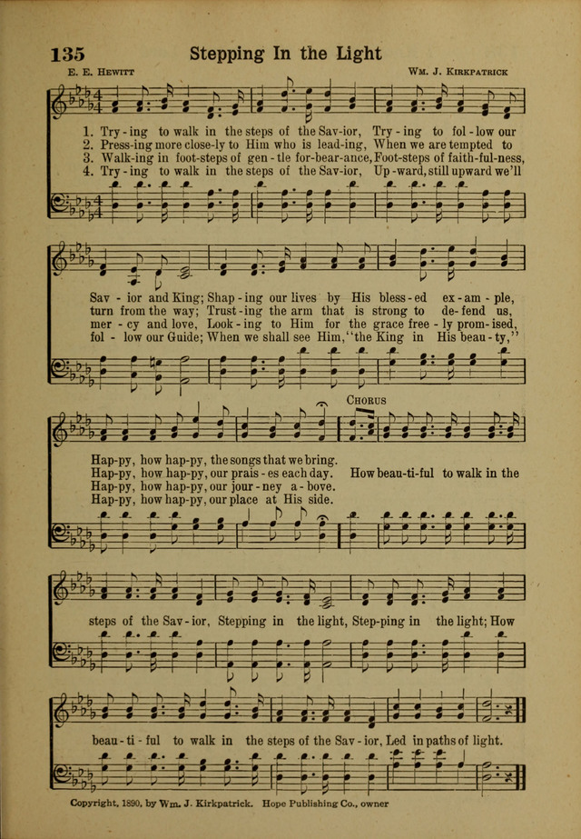 Hymns of Praise: for the Church and Sunday School page 135