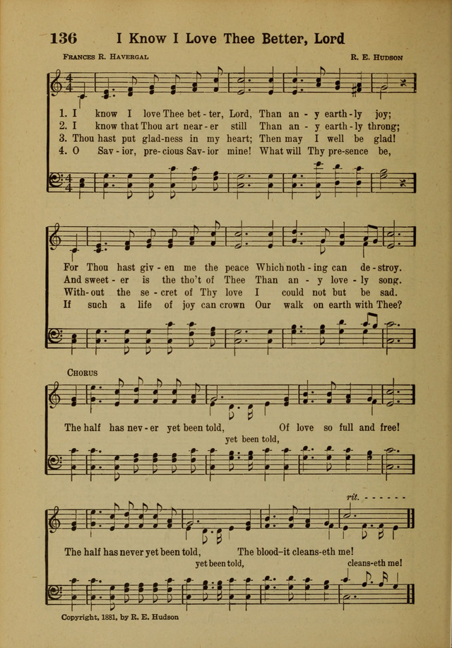 Hymns of Praise: for the Church and Sunday School page 136