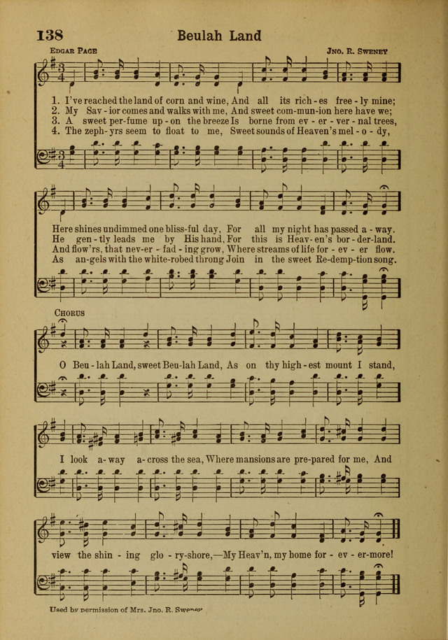 Hymns of Praise: for the Church and Sunday School page 138