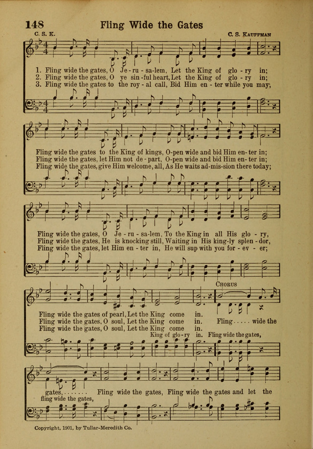 Hymns of Praise: for the Church and Sunday School page 148