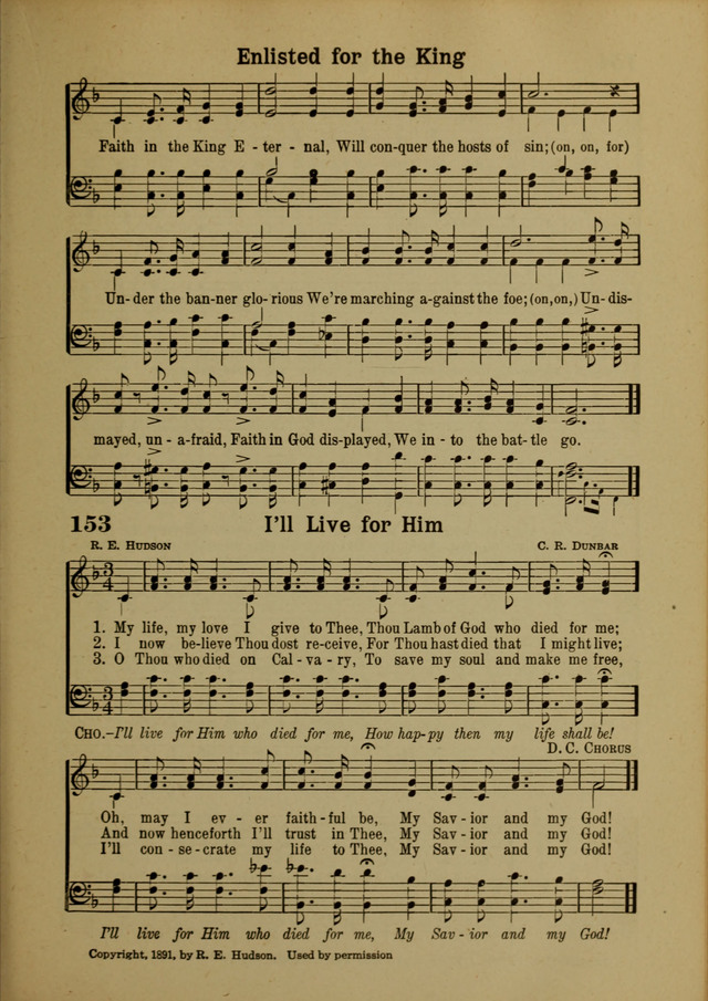 Hymns of Praise: for the Church and Sunday School page 153