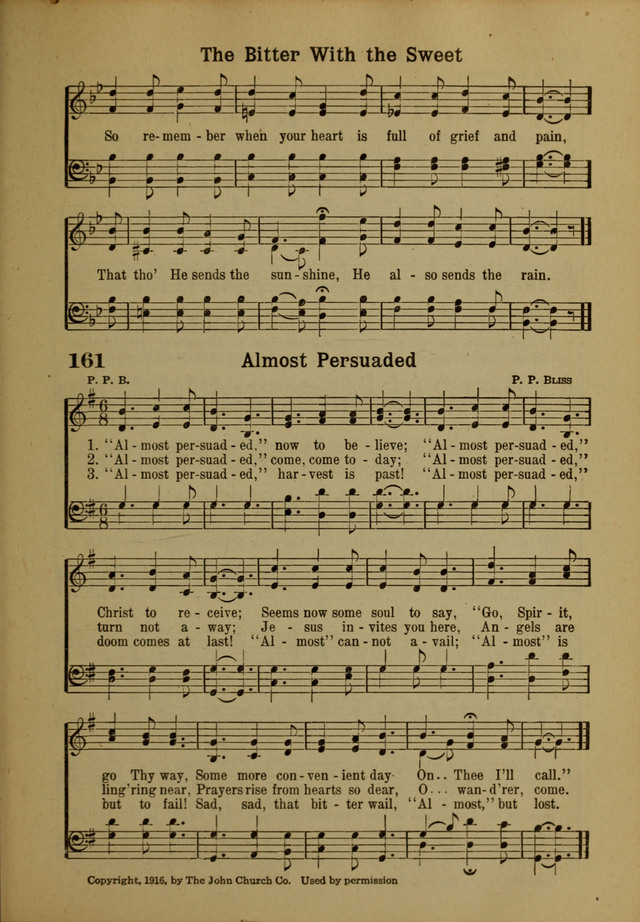 Hymns of Praise: for the Church and Sunday School page 161