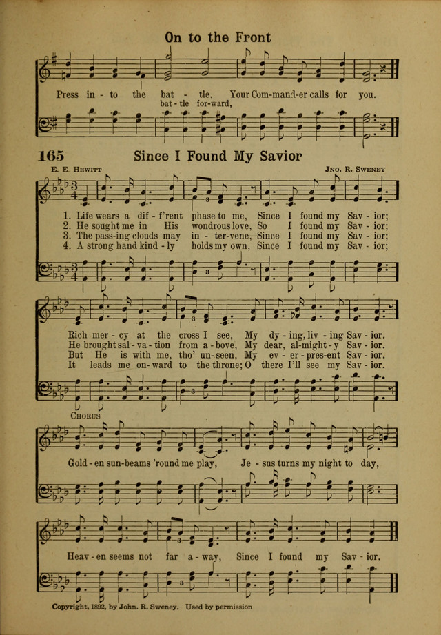 Hymns of Praise: for the Church and Sunday School page 165