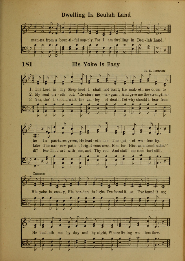 Hymns of Praise: for the Church and Sunday School page 181