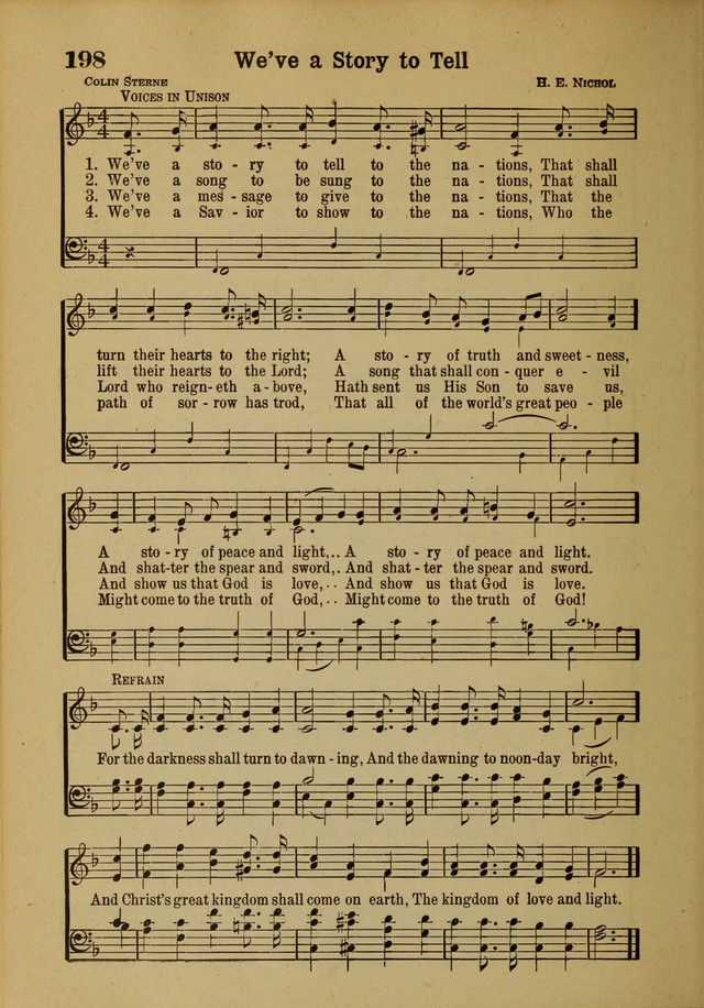 Hymns of Praise: for the Church and Sunday School page 198