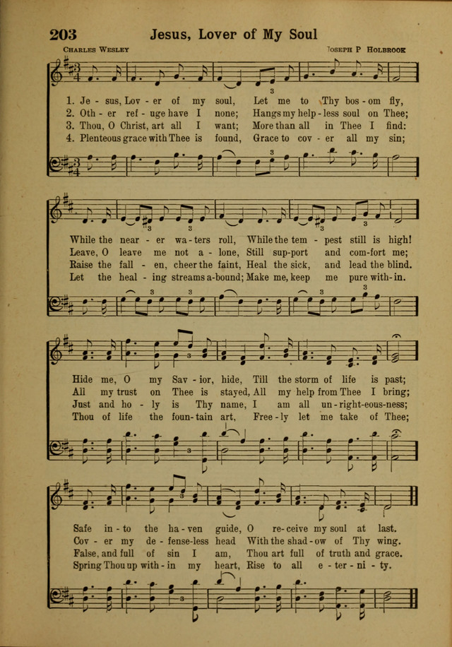 Hymns of Praise: for the Church and Sunday School page 203