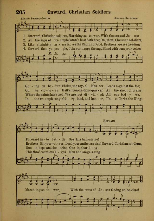 Hymns of Praise: for the Church and Sunday School page 205