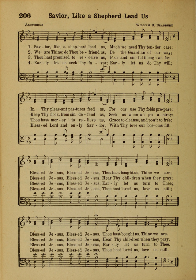 Hymns of Praise: for the Church and Sunday School page 206