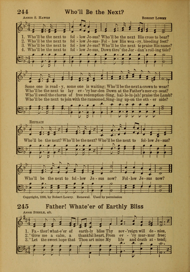 Hymns of Praise: for the Church and Sunday School page 232