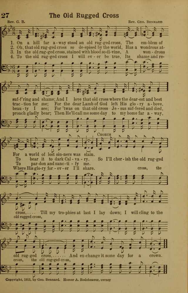 Hymns of Praise: for the Church and Sunday School page 27