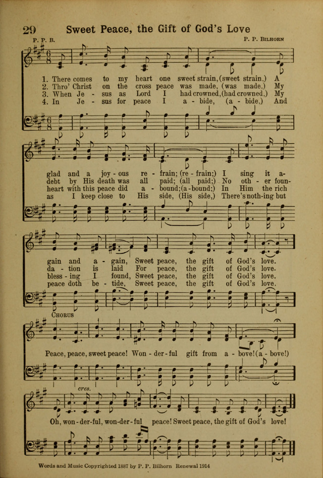 Hymns of Praise: for the Church and Sunday School page 29