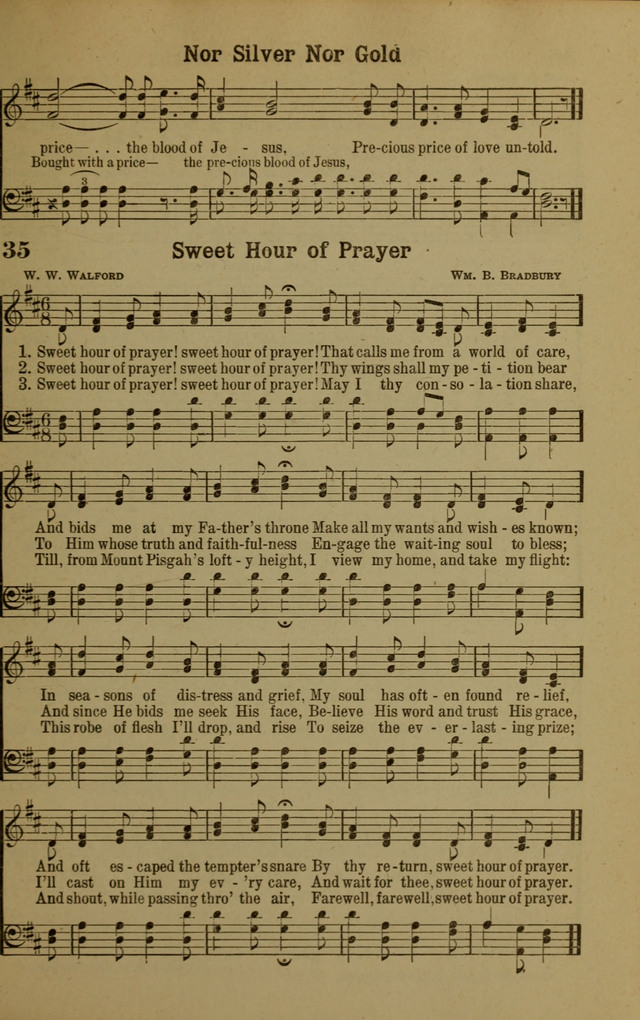 Hymns of Praise: for the Church and Sunday School page 35