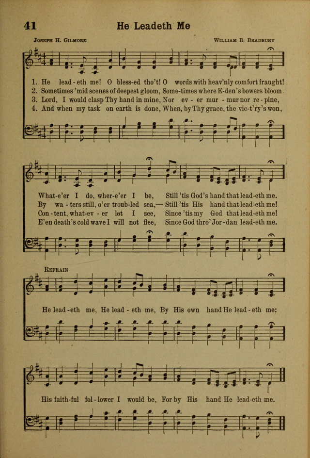 Hymns of Praise: for the Church and Sunday School page 41
