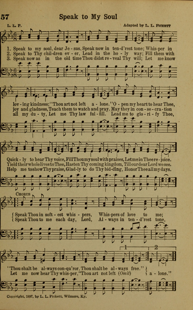 Hymns of Praise: for the Church and Sunday School page 57