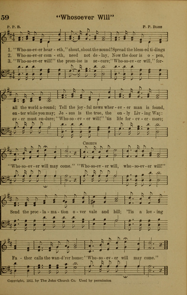 Hymns of Praise: for the Church and Sunday School page 59