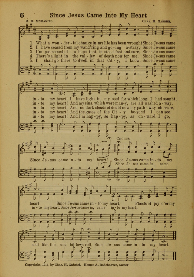 Hymns of Praise: for the Church and Sunday School page 6