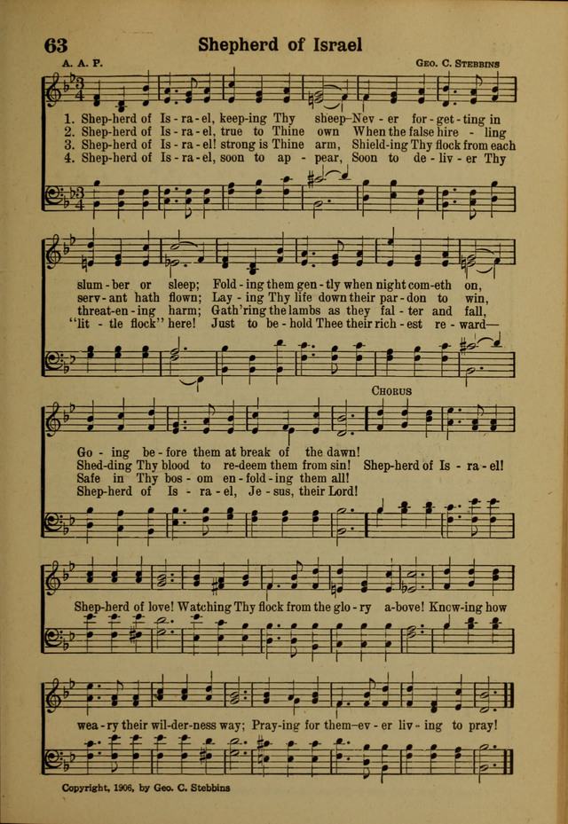 Hymns of Praise: for the Church and Sunday School page 63