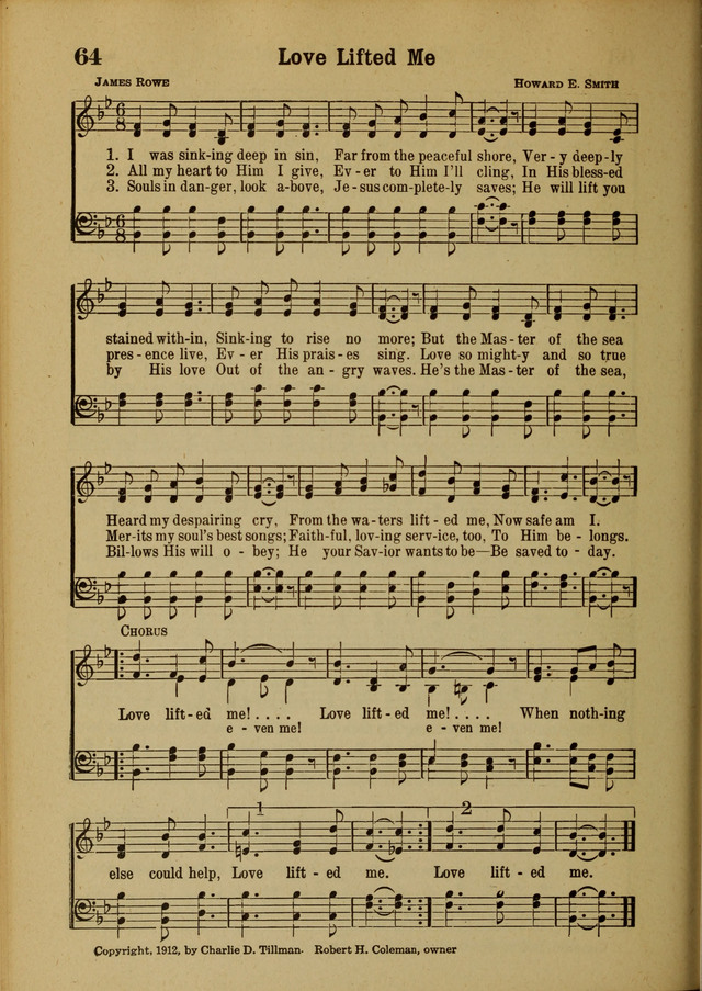 Hymns of Praise: for the Church and Sunday School page 64