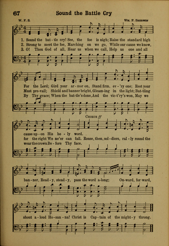 Hymns of Praise: for the Church and Sunday School page 67