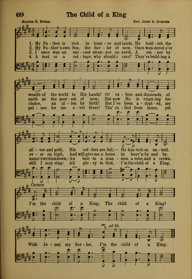 Hymns of Praise: for the Church and Sunday School page 69