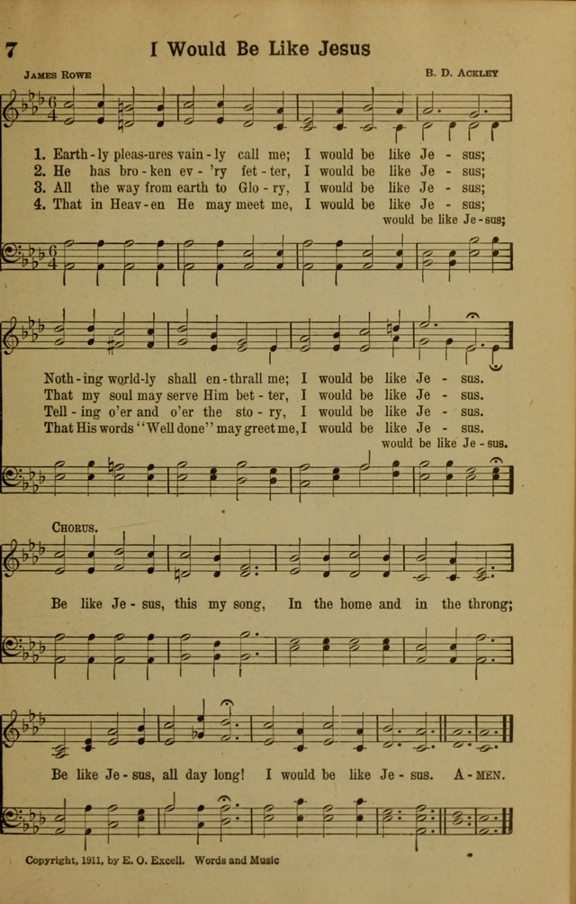 Hymns of Praise: for the Church and Sunday School page 7