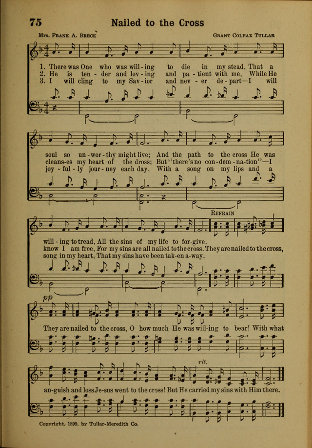 Hymns of Praise: for the Church and Sunday School page 75