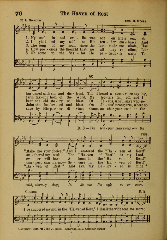 Hymns of Praise: for the Church and Sunday School page 76