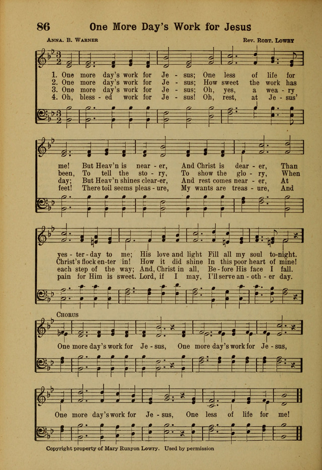 Hymns of Praise: for the Church and Sunday School page 86