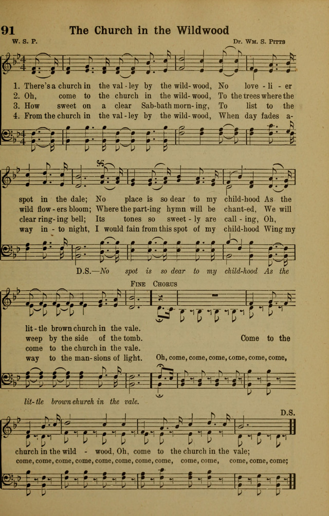 Hymns of Praise: for the Church and Sunday School page 91