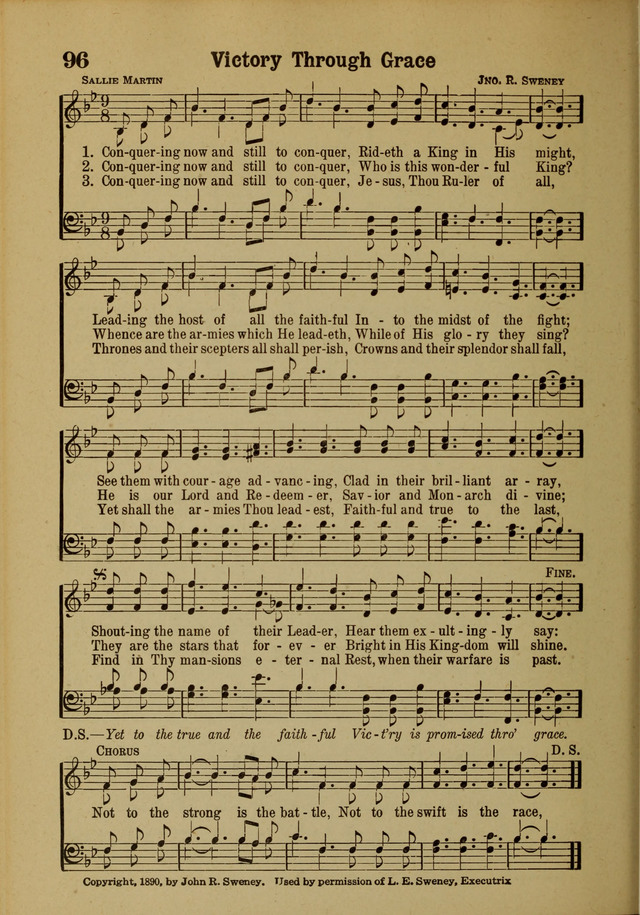 Hymns of Praise: for the Church and Sunday School page 96