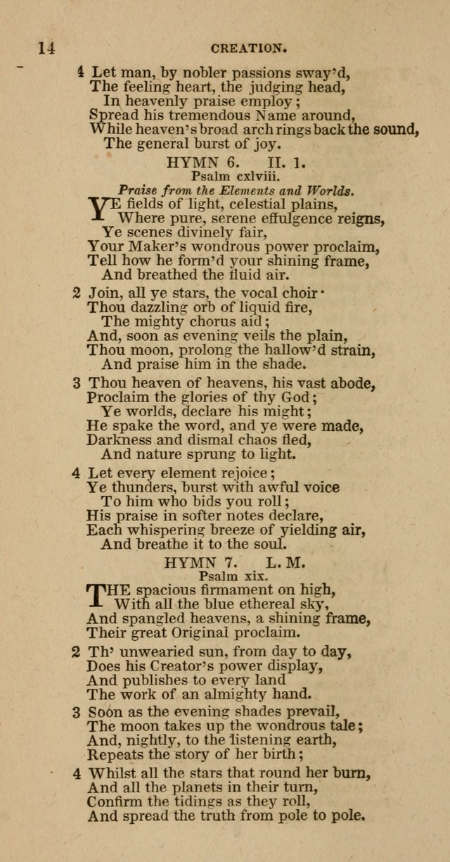 Hymns of the Protestant Episcopal Church of the United States, as authorized by the General Convention: with an additional selection page 14