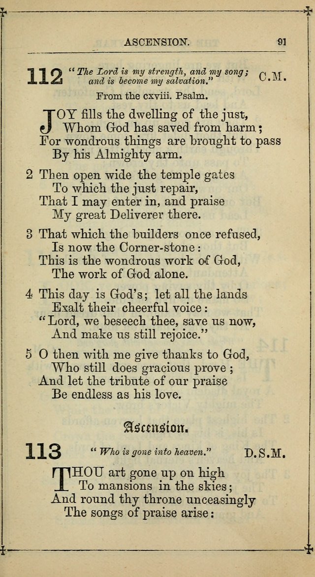 Hymnal: according to the use of the Protestant Episcopal Church in the United States of America : Revised edition (1874) page 106
