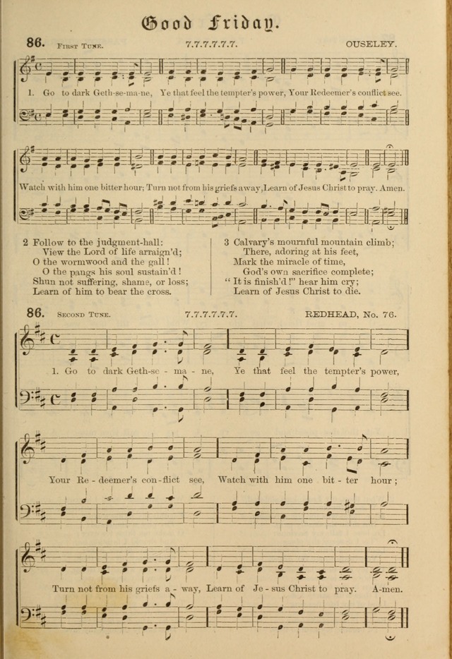 Hymnal and Canticles of the Protestant Episcopal Church with Music (Gilbert & Goodrich) page 85